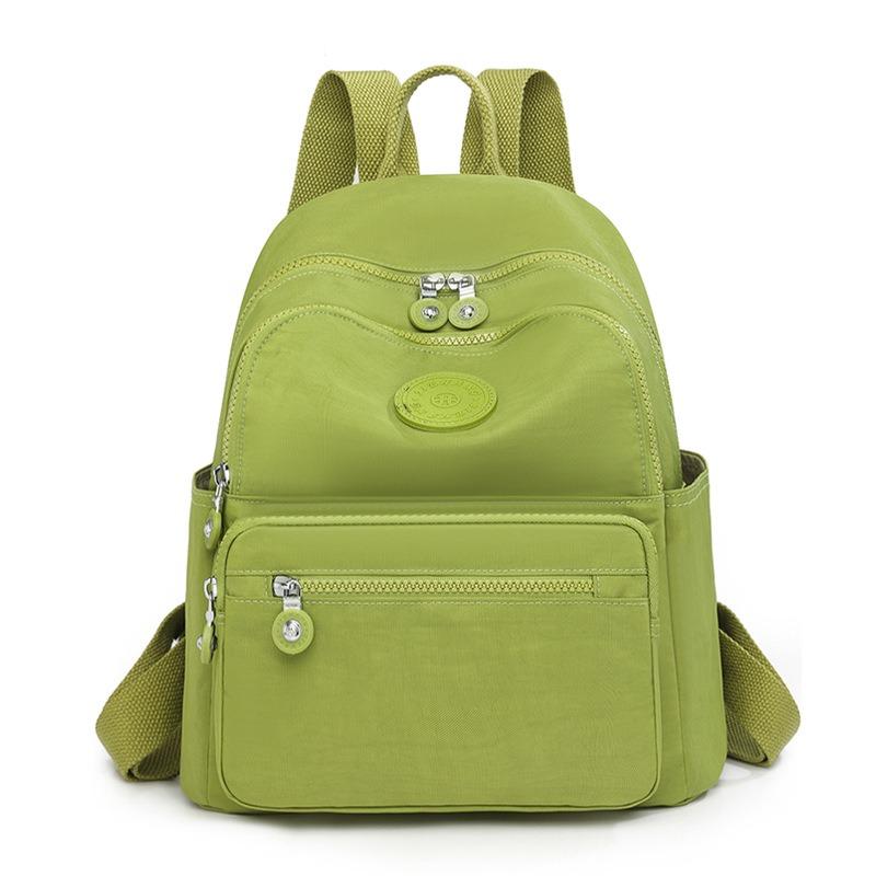 Летний новый рюкзак женский простой большой вместимости для путешествий простой маленький рюкзак модный и легкий школьный рюкзак