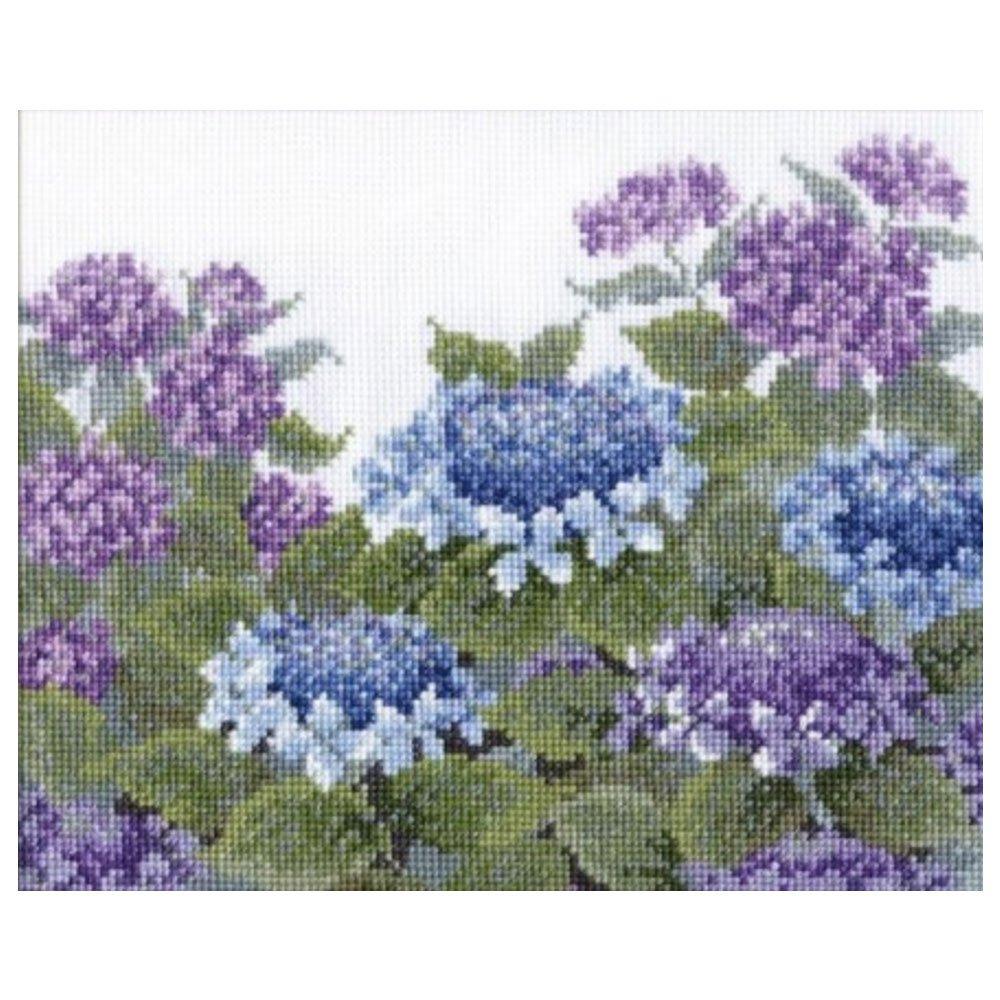 Olympus Yarn Megumi Onoe Embroidery Kit Beloved Flowers Hydrangea 7451