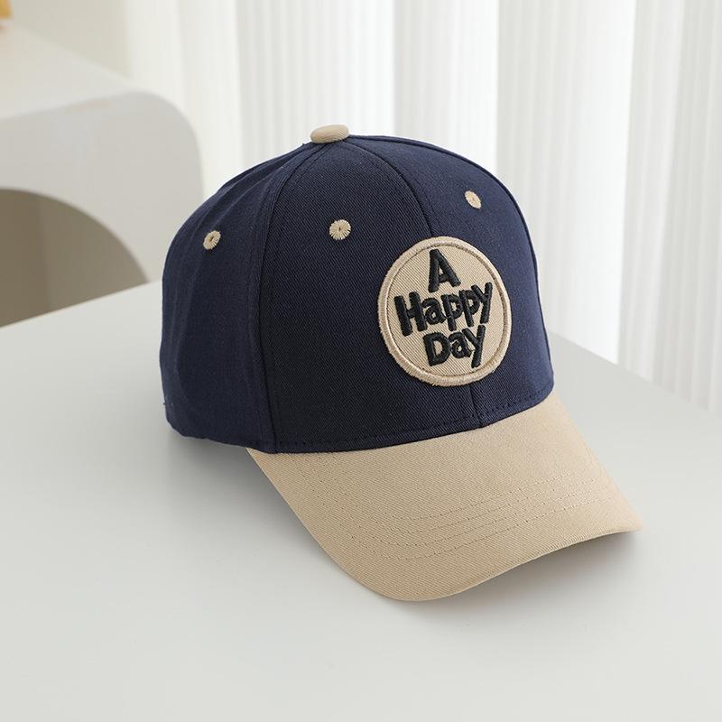 Модная детская бейсболка Color Block 2026 - Стильная шляпа для защиты от солнца для мальчиков и девочек