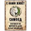 ОСТОРОЖНО СОБАКА Забавная Шнауцер Металлическая Табличка Декор для Питомца 20x30см