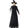 Halloween Black Wizard Wizard Robe Stage Performance Costume Male Witch Parent-child Role Dress Up