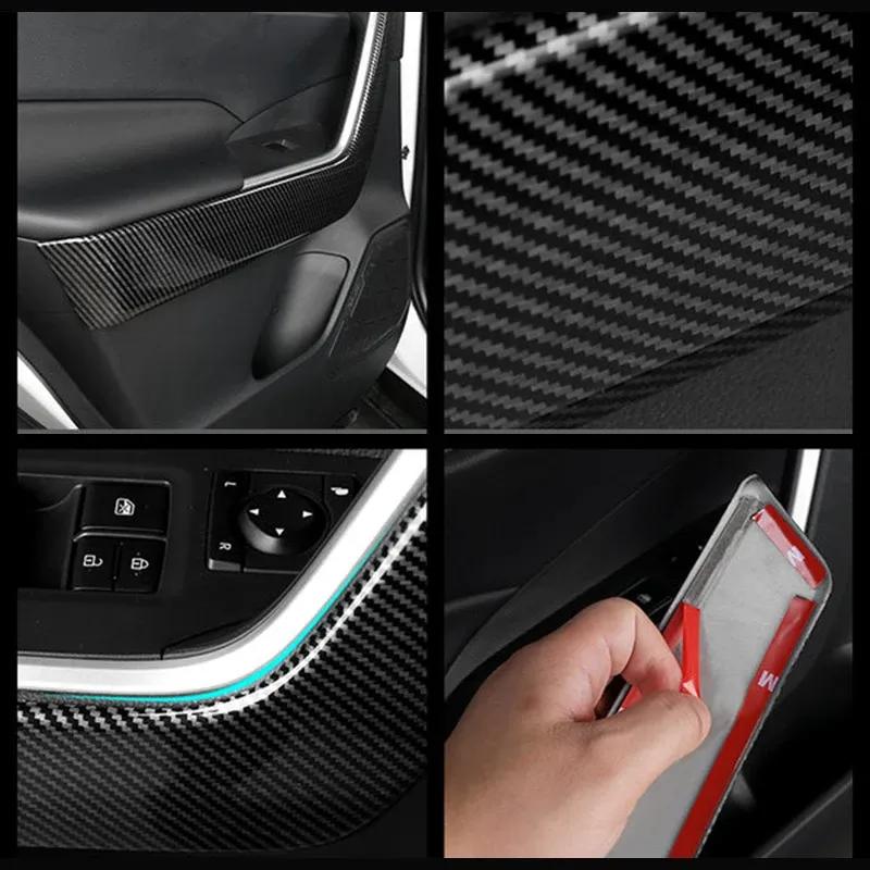 For Toyota RAV4 XA50 - 2024 Interior Car Door Armrest under Frame Strips Decoration Cover Trim ABS Accessories