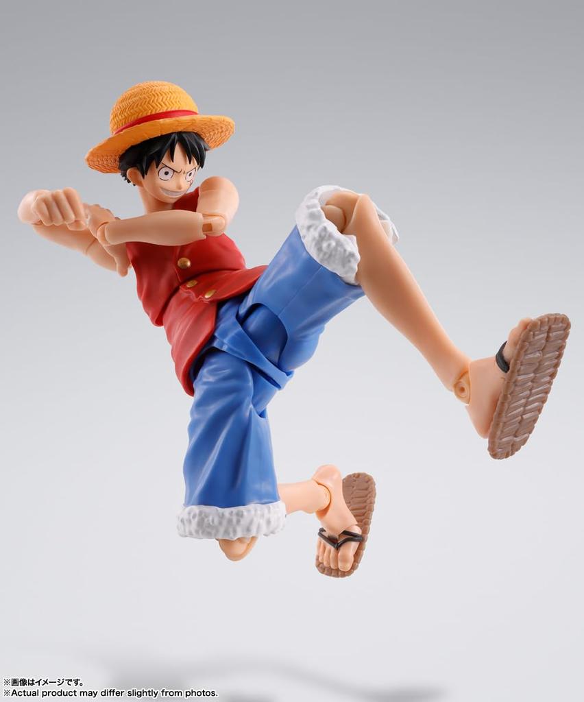 TAMASHII NATIONS ONE PIECE Monkey Luffy of 145mm Painted Movable Figure S.H.Figuarts D. -Dawn Adventure- Approx. ABS&PVC
