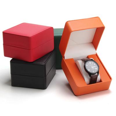 Коробка для хранения часов PU Single Watch Display Case Держатель для наручных часов Дорожный органайзер для ювелирных изделий для мужчин Подарок