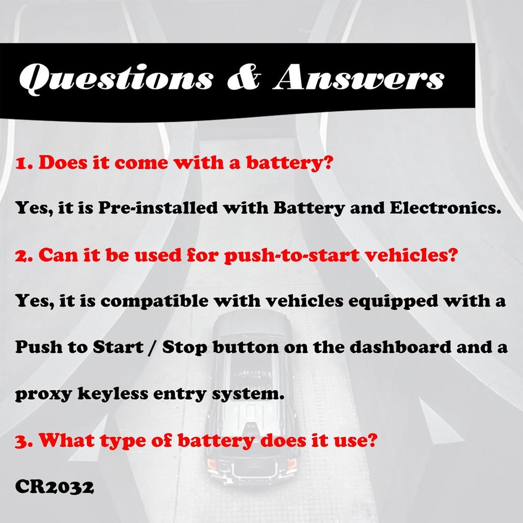 MechanMagic Replacement Car Key Fob Smart Proximity Keyless Entry Remote Control Compatible for GMC Yukon XL Denali Chevy Suburban Tahoe 2015 2016