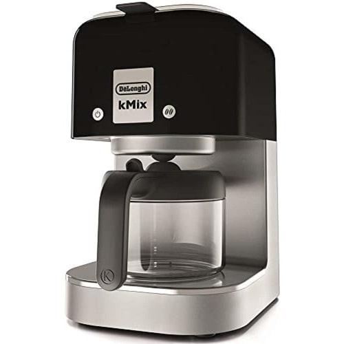 DeLonghi De'Longhi Drip Coffee Maker KMix COX750J-BK Regular Coffee 6 Cups Stainless Filter Aroma Switch Shower Drip Function Rich Black 3 Year Warran
