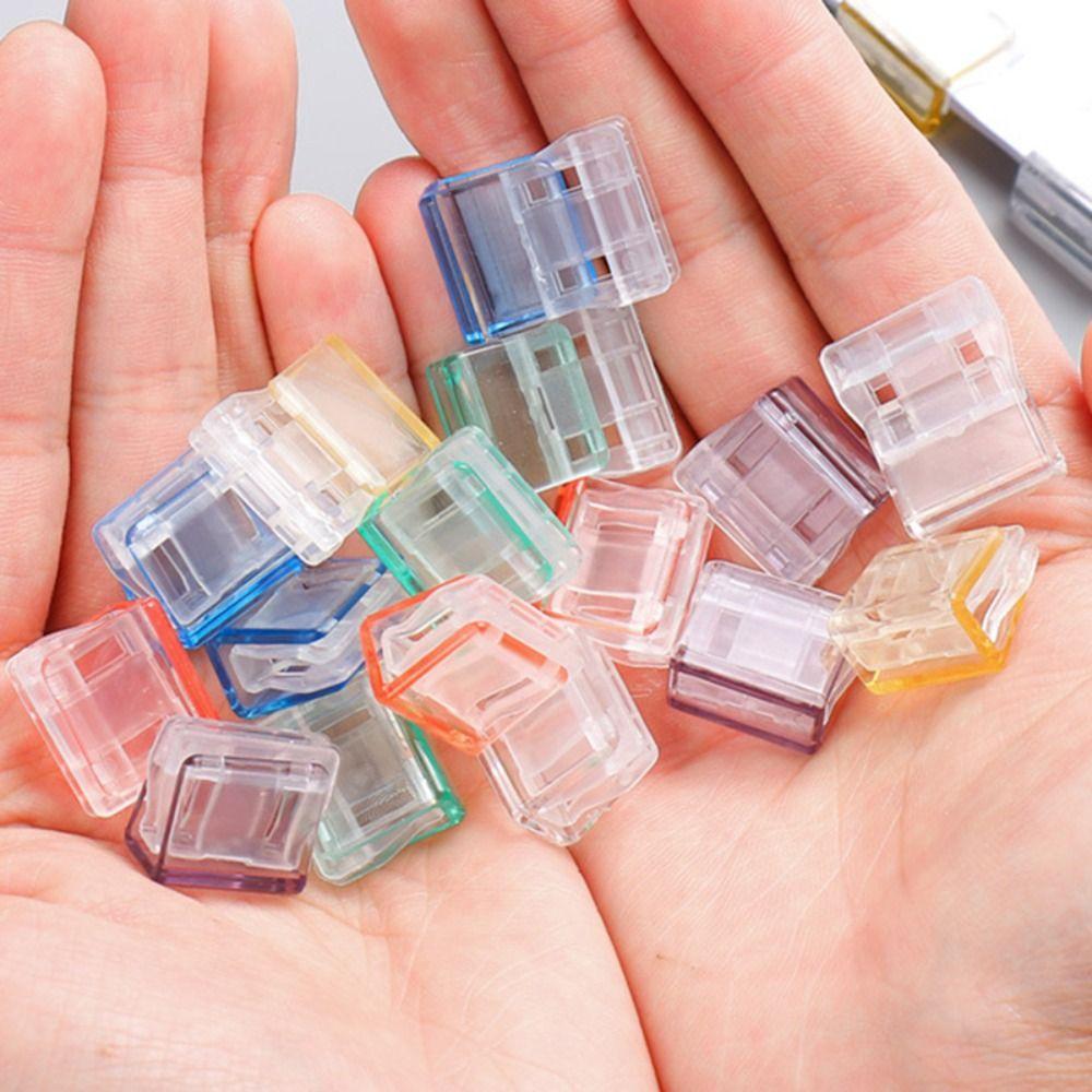 Держатель для цветных файлов Зажимы Креативный угловой зажим Скрепка для писем Нажимной зажим Папка для тестовых файлов