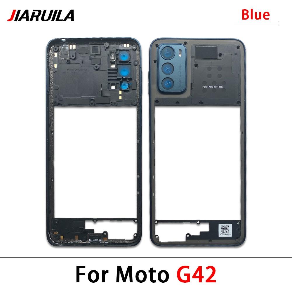 New Middle Frame For Motorola Moto G22 G32 G42 G52 G62 G72 G82 4G 5G Door Housing Bezel Repair Parts
