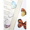 4pcs/Set Cute Butterfly Shaped Magnetic Bookmarks, Paper Bookmarks With Double Sides Magnetic Clip, Creative Stationery Suitable