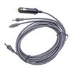 Кабель питания постоянного тока 3 в 1 10 футов DC12V 24V 18AWG Водонепроницаемый Автомобильное зарядное устройство Type C Кабель питания постоянного тока для мини-тарелочной антенны