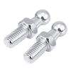 Qiilu Ball Stud Bolts M8 Stud Bolts Ball Bolts Iron Material 2pcs Round Ball