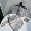 Fashion Zebra Pattern Umbrella Rain Women Windproof Long Handle Umbrella Girls Brand Automatic Folding Umbrellas 8K
