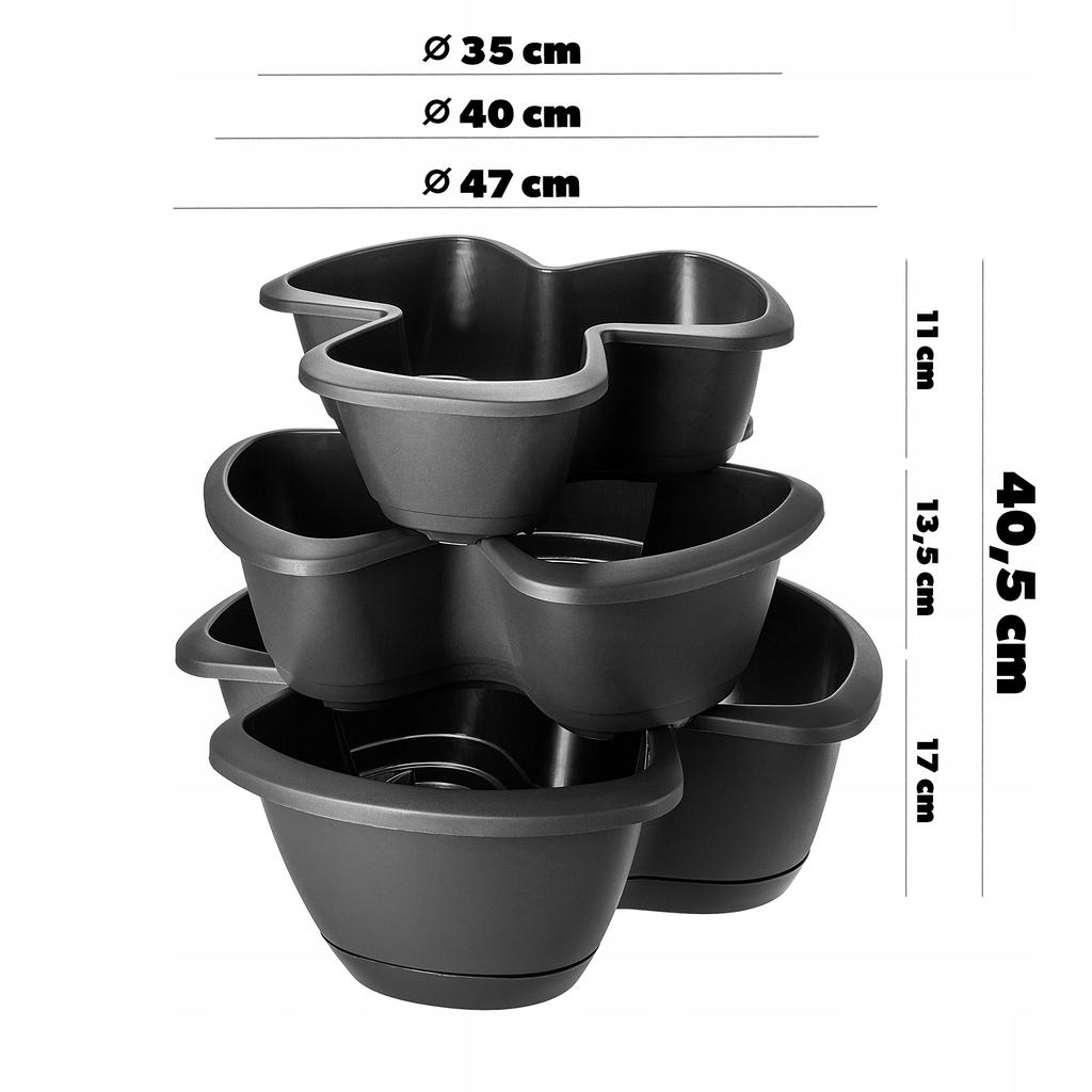 KADAX Горшок Кашпо Вертикальный Сад Каскадный Для Трав