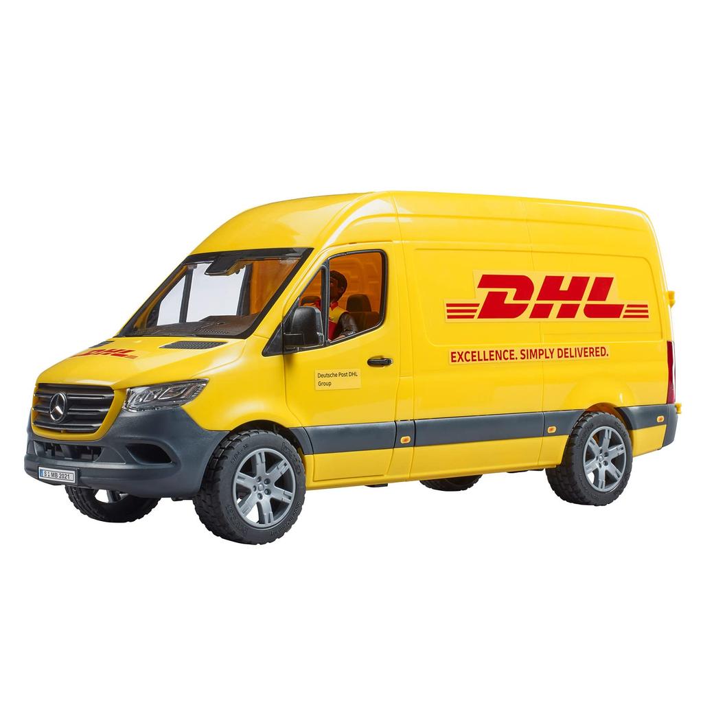 Брудер МБ DHL BR02671 (с фигурой)