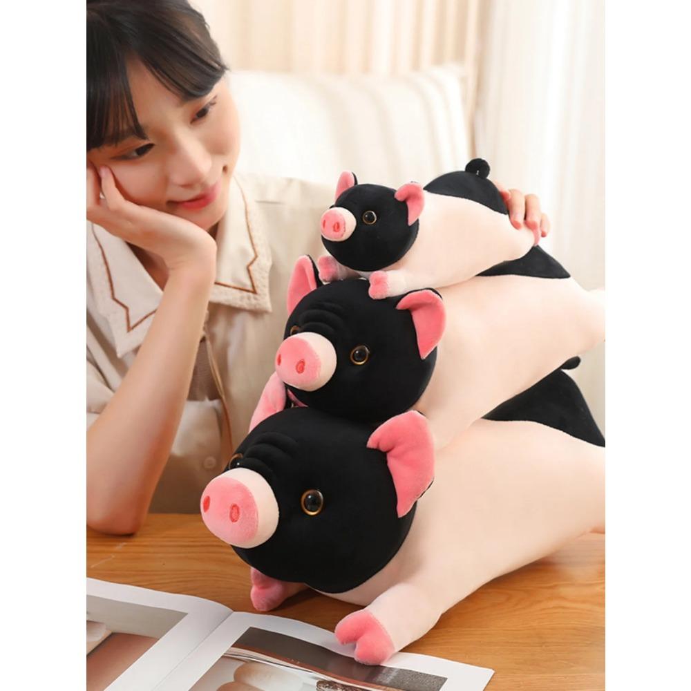 Милая кукла-поросенок, питомец, подушка-поросенок, плюшевая игрушка-поросенок, кукла для сна, подарок на день рождения для мужчин и женщин, украшение для дома, компаньон