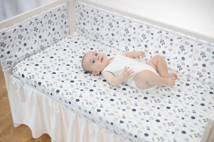 Bumper AIR design 180x30 crib bumper