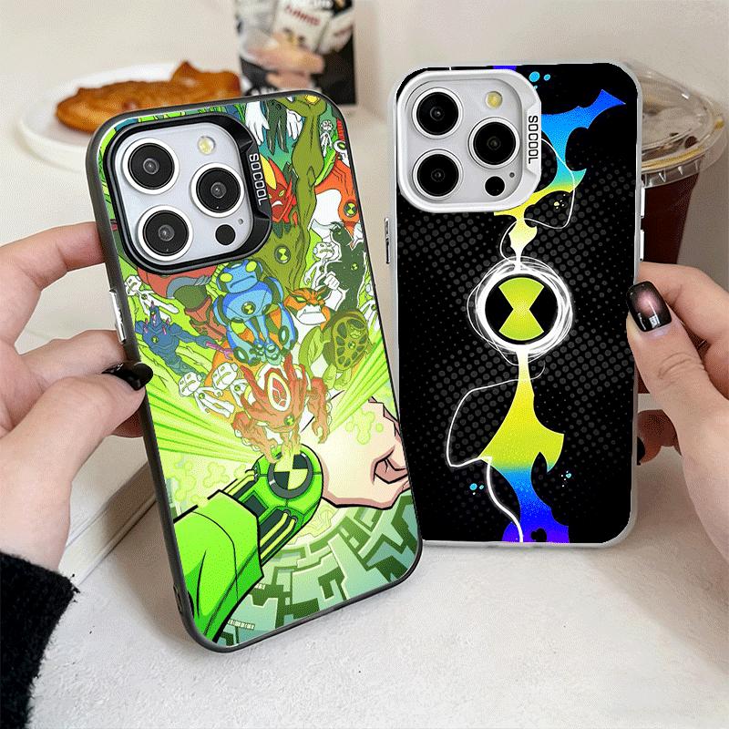 Мультяшный мягкий чехол Ben 10 для iPhone 15 16 17 Pro Max 17Air 16E 14 Plus 13 12 Mini Ударопрочный задний корпус