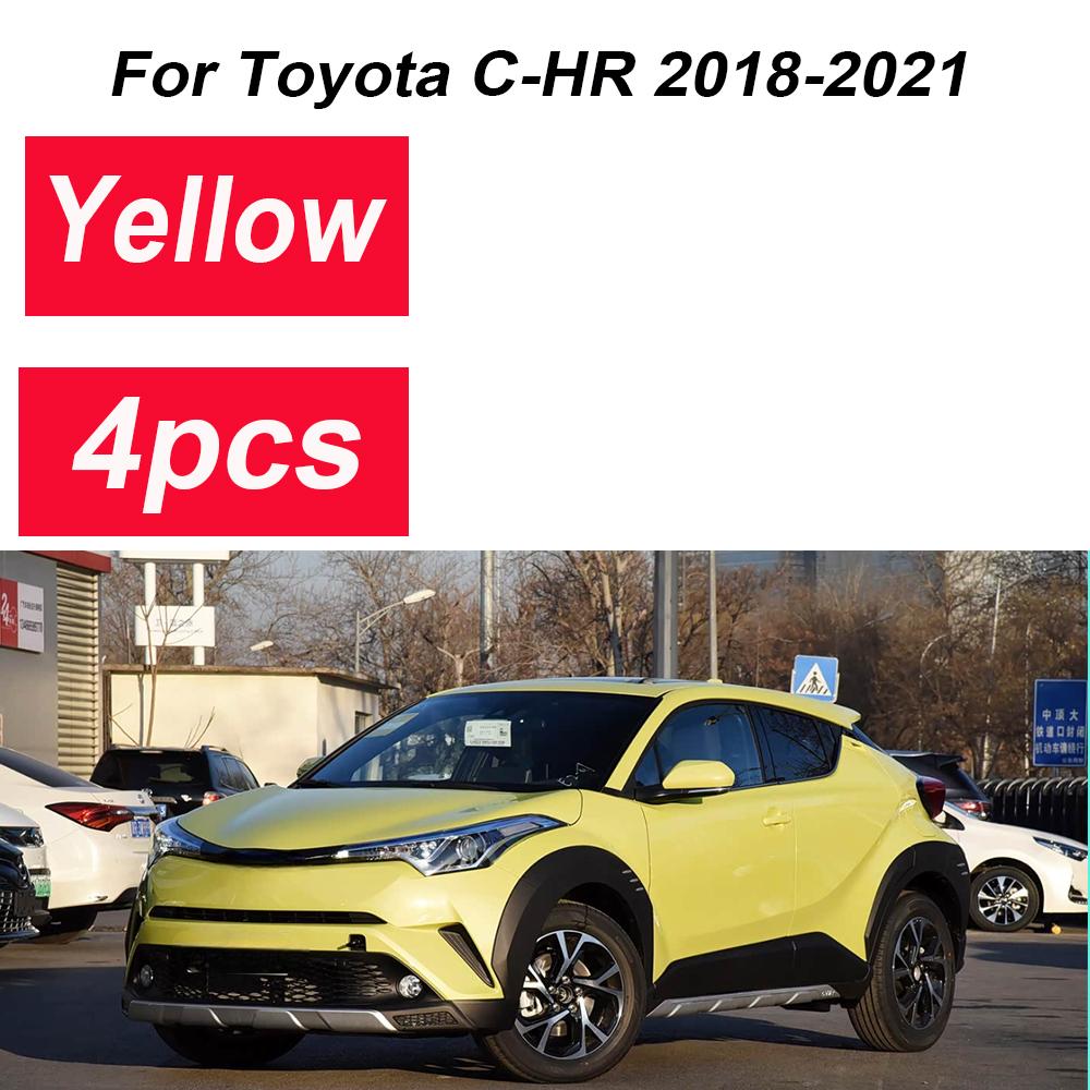 Для Toyota C-HR 2018 Аксессуары IZOA 2018- 4 ШТ. Передние Брызговики Грязезащитные Щитки Задние Брызговики Грязезащитные Колеса Автомобильные Аксессуары