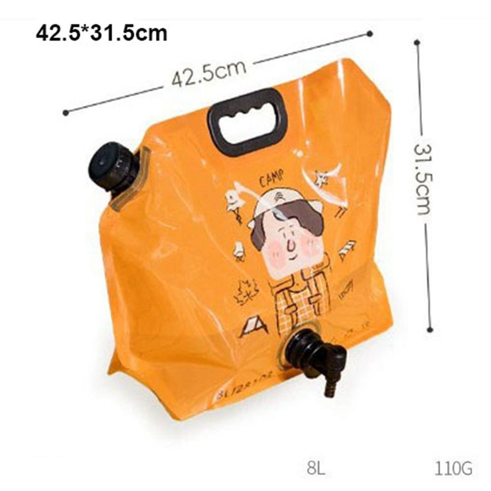 Portable Folding Water Bucket Bag 2.5L/8L Large Capacity Water Container Camping Supplies