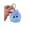 Keychain Cartoon Doll Wearing Hat Glasses Decor Imitation Rabbit Fur Charm Key Chain Keys Backpacks Cars Accessories