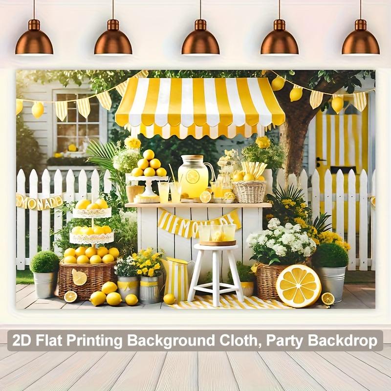 1 piece of fresh lemon water stall decoration, suitable for family gatherings, weddings, birthdays, Christmas, Thanksgiv
