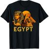 Ретро Египет Путешествие Фараон Пирамида Верблюд Сфинкс Футболка