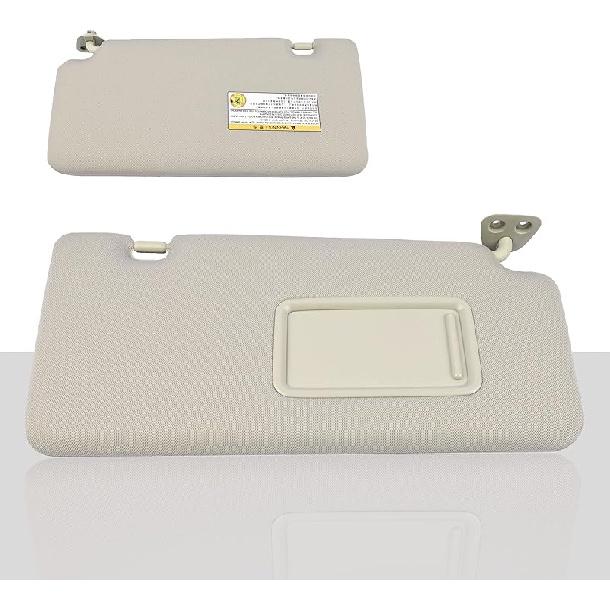 Солнцезащитный козырек со стороны пассажира подходит для Nissan Versa 2007 2008 2009 2010 2011 2012 Замена 96400-EL31A Передний правый | Солнцезащитный козырек | Зеркало для макияжа |