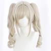 Double Ponytail Wig Original God Golden Wig West Wind Knights Barbara Cosplay Fake Hair