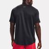 Under Armour Casual Training Sports Straight-Leg T-shirt Men Tops Black 1366145-001
