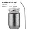 Pure Titanium Double Wall Insulated Travel Mug Coffee Tea Water Outdoor Use Men Women Kids