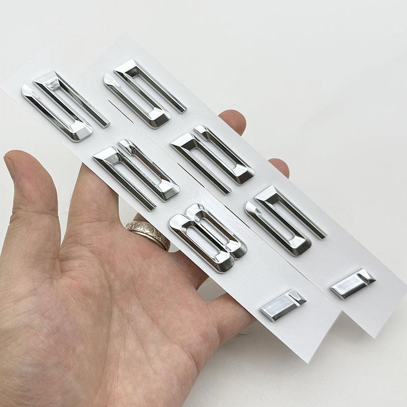 3D ABS Car Letters Logo 520i 528i 530i 535i Badge Sticker Rear Trunk Emblem For BMW 5 Series 530i 520i Tail Marking Accessories