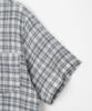 MILLO ARCHIVE Ombre Check Half Shirt [Light Blue]