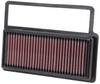 Оригинальный сменный воздушный фильтр для номера детали K&N FIAT/ABARTH 500, 33-3014 [Б/у]