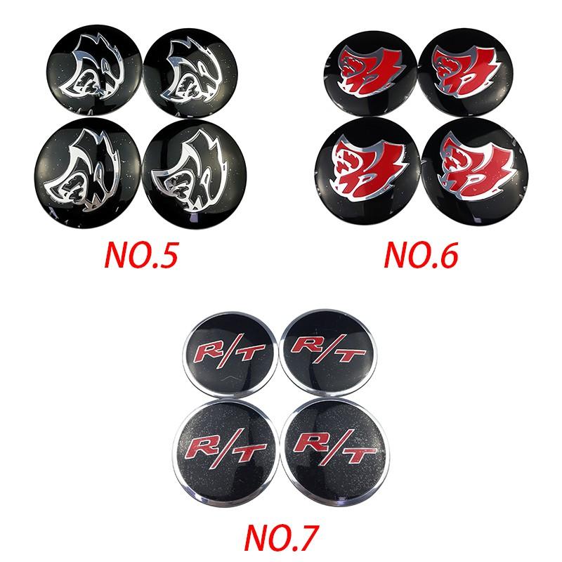 kqsdr10 4PCS 56/60/65mm Car Wheel Center Sticker Hub Badge for Dodge AVENGER CALIBER CARAVAN Challenger CHARGER DART DURANGO JOURNEY RAM