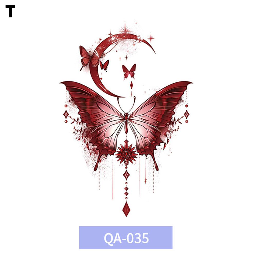 Красочные наклейки-тату с бабочками, водостойкие, долговечные, милые, японские, дофаминовые, смываемые татуировки G1S6