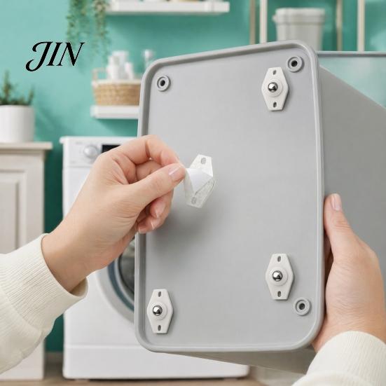 Plastic Caster Wheels 4/20Pcs Self Adhesive Wheels, 360 Degrees Swivel Sticky Appliance Rollers, Heavy Duty Casters for Kitchen Appliance, Trash Can,