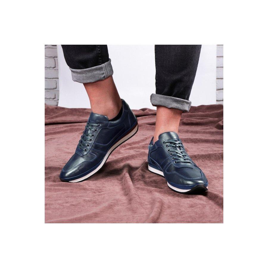 Мужская повседневная спортивная обувь из натуральной кожи