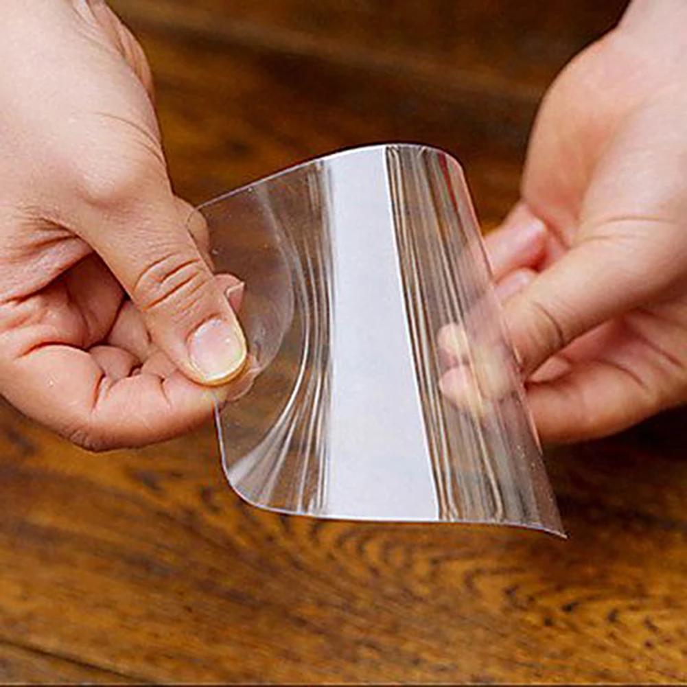 5/10Pcs Transparent Plastic Soft Spatula Cake Cream Scraper Fondant Pastry Plain Smooth Jagged Edge Spatula Cutter Baking Tool