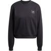 Stella McCartney FW24 Comfortable Minimalist Versatile Brand Logo Long Sleeve Sweatshirt Women Sweatshirt Black JJ0150