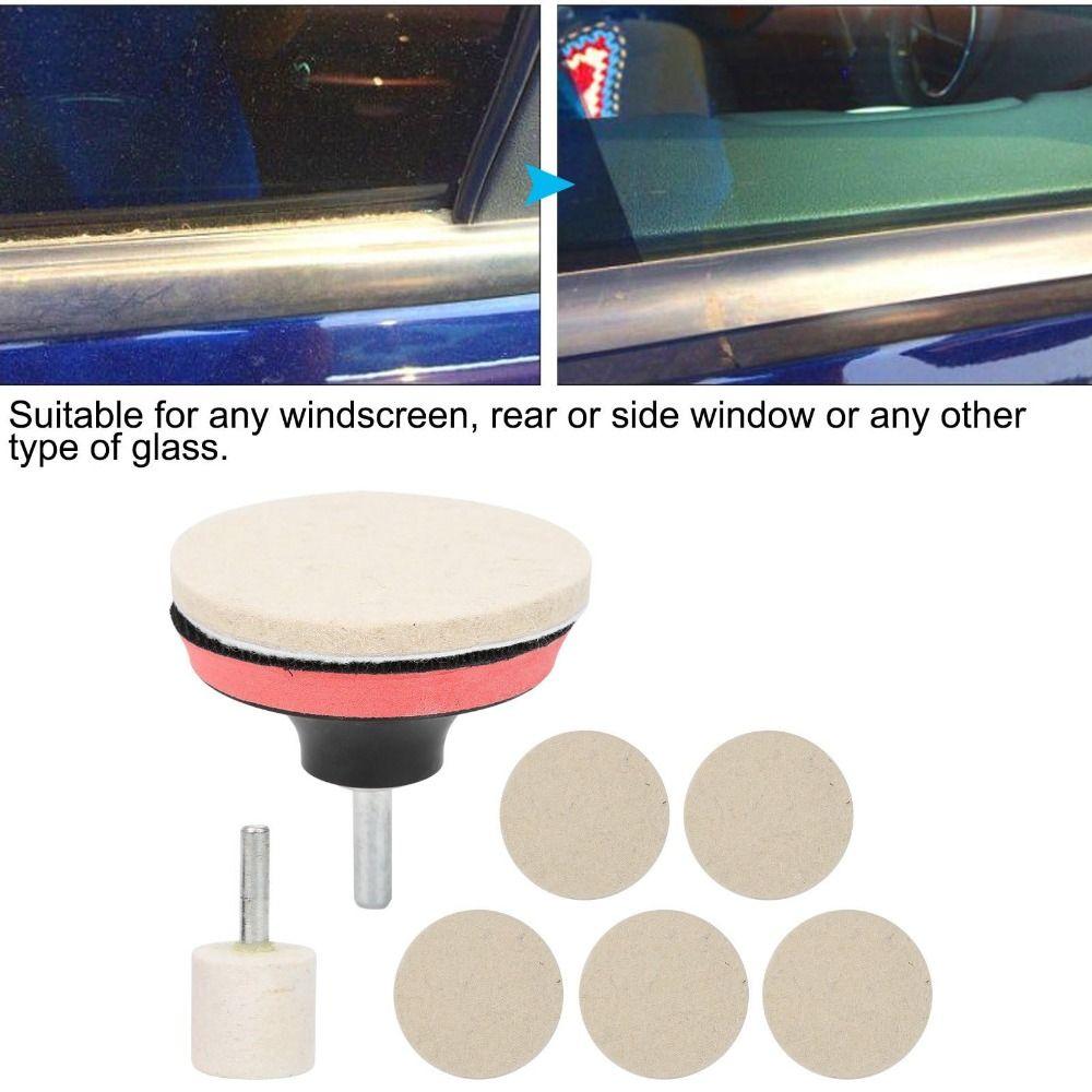 1 Set Restoration Car Glass Polishing Kit Windshield Scratch Remove Kit Car Windshield