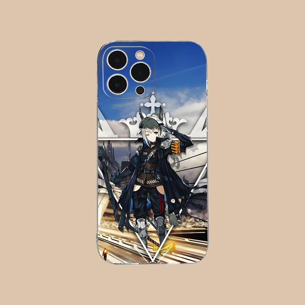 Arknights Grani Прозрачный ТПУ чехол для мобильного телефона iPhone 17 16 15 14 13 12 11 X XR XS Air Pro Max Plus Mini Цветной чехол