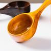 Large Size Long Handled Spoon Eco-friendly Wooden Soup Ladle Serving Soup Spoon  Restaurant