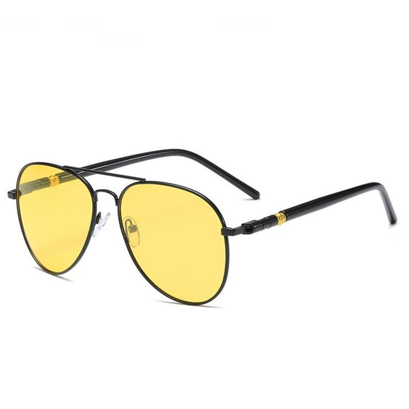 Night Vision Pilot Sunglasses For Men Women With Diopter -0 5 To -6 0 Myopia Driving Prescription Sun Glasses