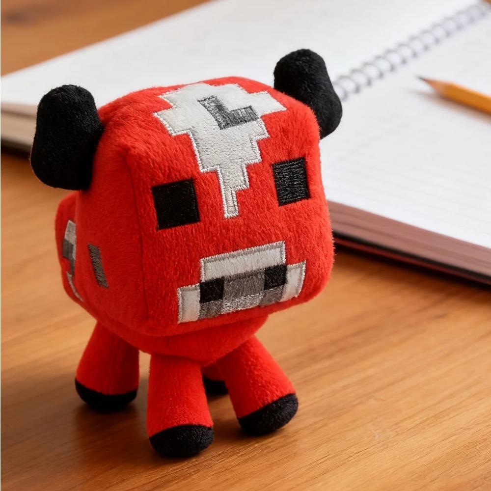 Красная Корова Плюшевые Игрушки Игра Красная Корова Плюшевые Мягкие Набивные Животные Игрушки для Детей Детские Подарки 16СМ