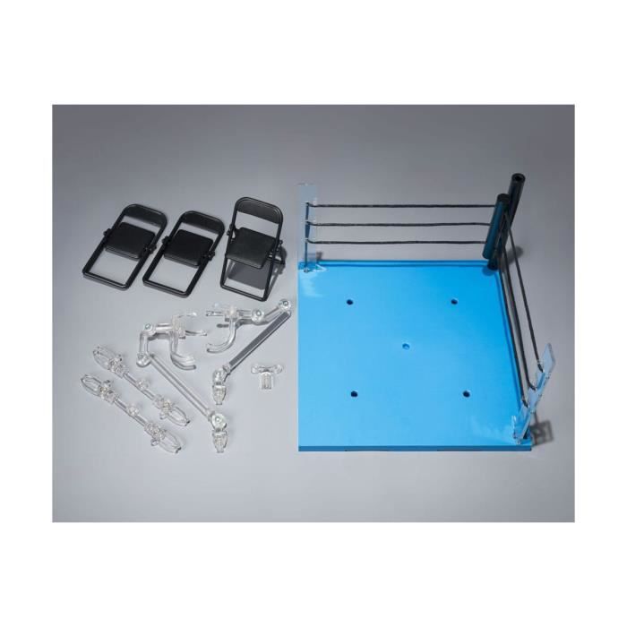 Bandai Tamashii Nations - Tamashii Stage - Accessoires pour figurine Act Ring Corner & Folding Chair Set Neutral Ver.