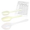 Powdered Milk Measuring Spoons, Convenient 1/3 Increments, Large (approx. 100ml), Medium (2/3), Small (1/3) Sizes, with Compatibility Chart for Variou