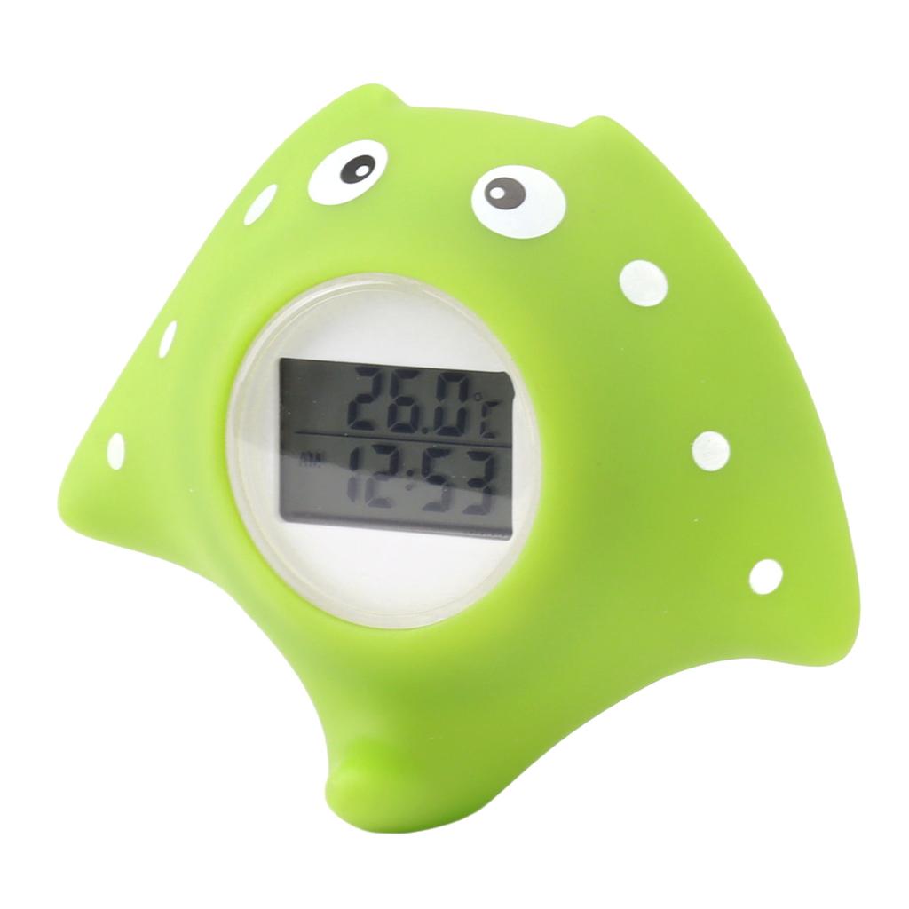 Baby Bath Thermometer Alarm LCD Display Fish Shaped Waterproof 0?60 Degrees Celsius Water