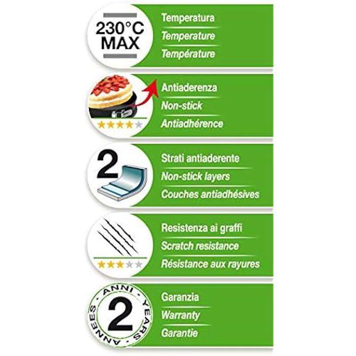 Moule démontable 16cm - GUARDINI - Gardenia - Acier avec revêtement anti-adhérent - Noir