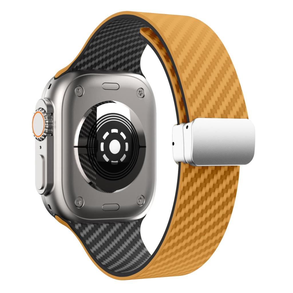 Магнитный ремешок Для ремешков Apple Watch 44 мм 45 мм 41 мм 40 мм 46 мм Силиконовый браслет-петля iWatch series 10 9 8 7 6 SE 3 Ultra 2 49 мм