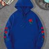 New Autumn And Winter Casual Men's Loose Fleece Warmth Hooded Sweatshirt Casual Multi-purpose 2D Top